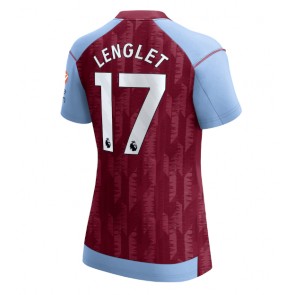 Aston Villa Clement Lenglet #17 Hjemmebanetrøje Dame 2023-24 Kort ærmer